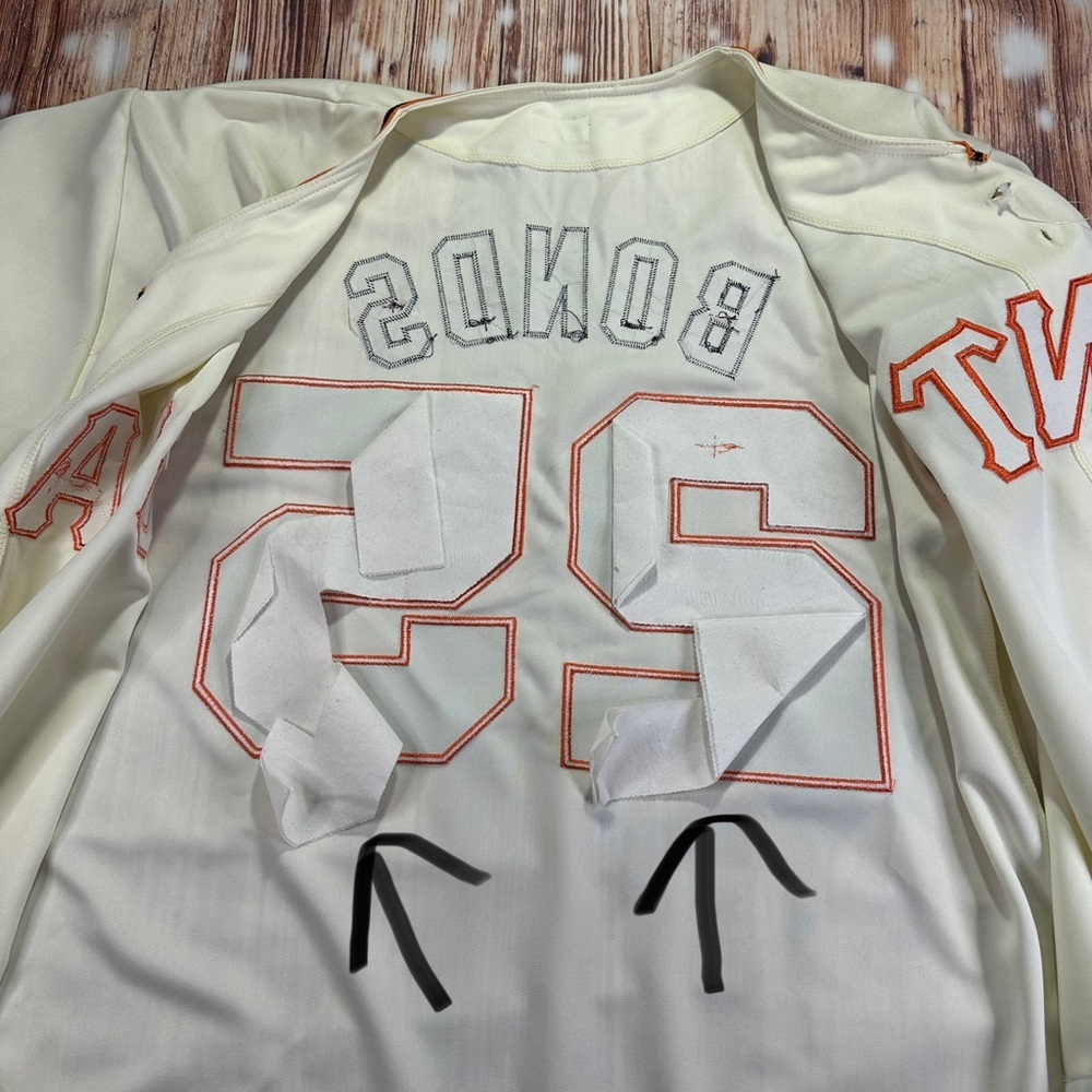 NWT SAN FRANCISCO GIANTS BARRY BONDS MAJESTIC JERSEY SIZE 50 - Picture 8 of 16